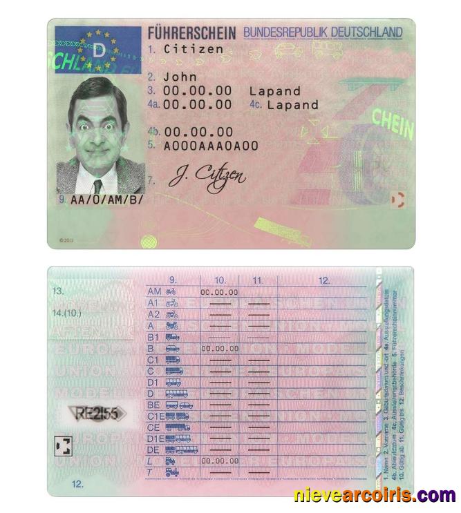 Germany driving license